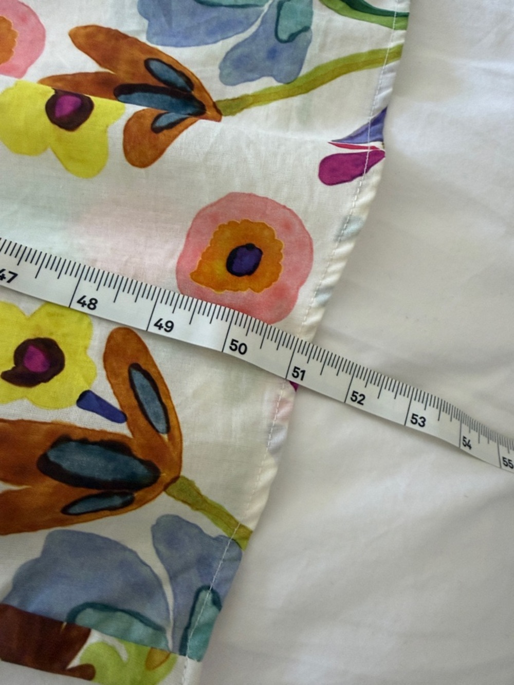 Zara Cream Maxi Shirt Dress with Multicolor Floral Motif - Picture 9 of 9